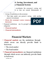 Chapter 26 - Saving, Investment, and The Financial System