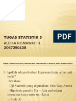 Tugas Statistik Pertemuan 5