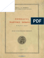 1940 IDPetrescu - Condacul Naşterii Domnului. Studiu de Muzicologie Comparată