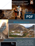 Estructura de Yacimientos Minera Bateas S.A.C