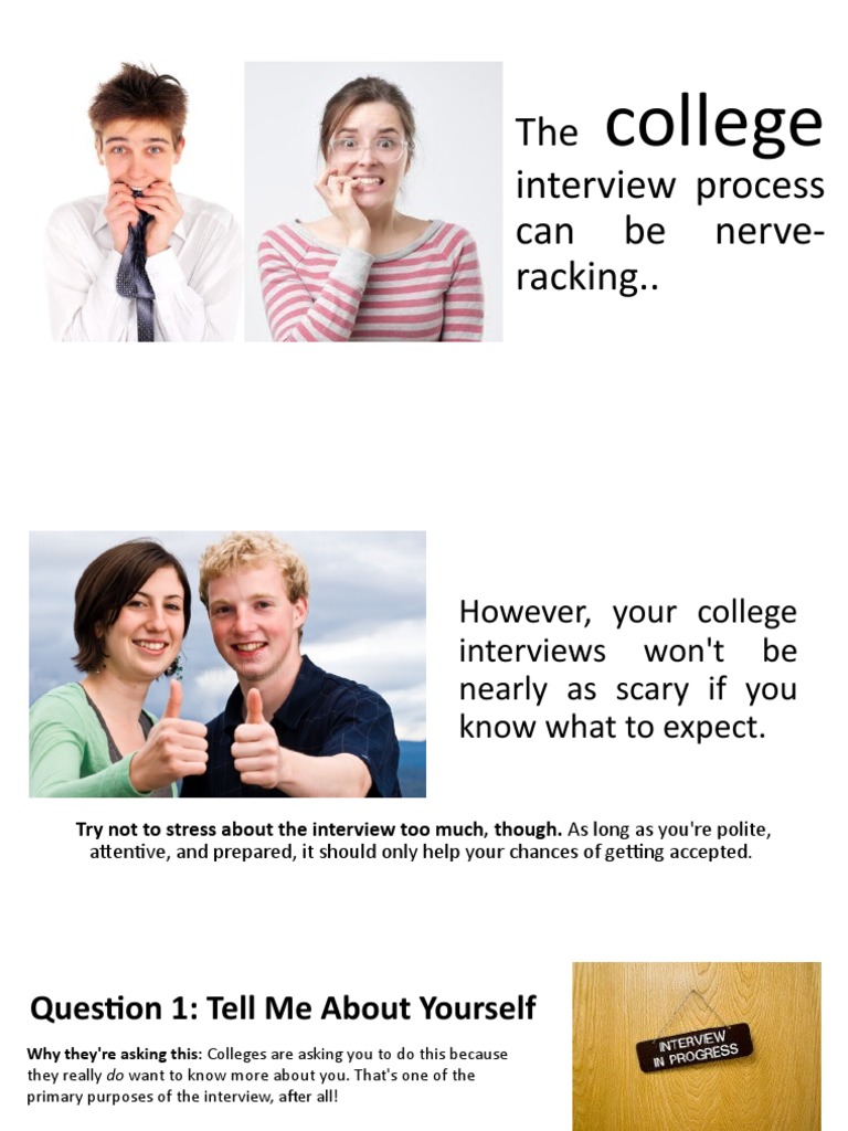 Preparing for College Interviews Understanding Common Questions and How to Answer Them