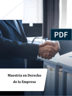 Maestría en Derecho de La Empresa