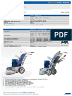 Pulidora Monoplato: Datos Técnicos