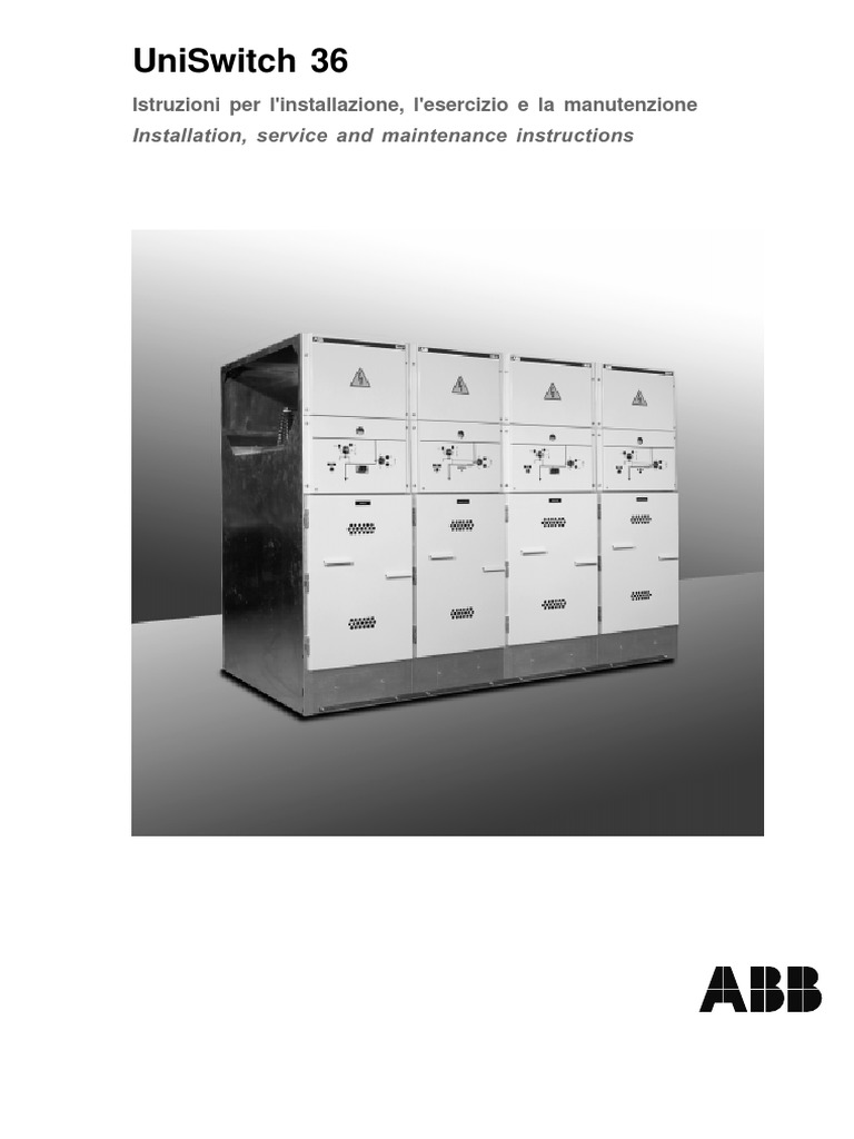 ABB UNISWITCH 36kV MA EN | PDF