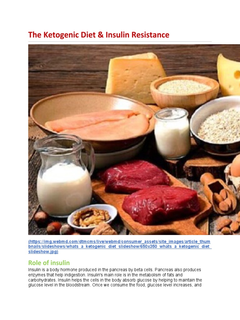 The Ketogenic Diet & Insulin Resistance | PDF | Insulin | Insulin ...