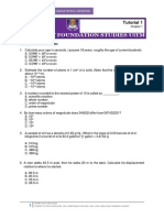 PHY094 Chapter 1 MCQs and Structure Questions