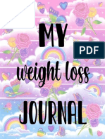 Weightlossjournal Rainbowanimalprint