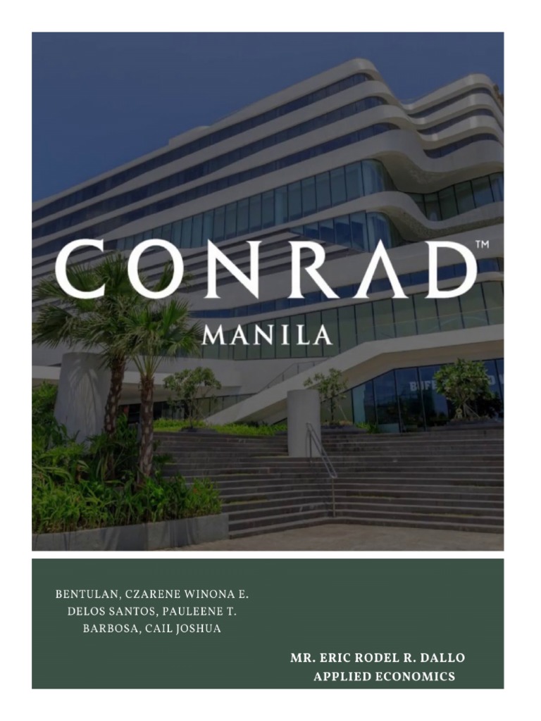 Conrad Manila Swot Analysis | PDF