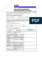 Evaluacion Del Desempeño Encargado de Bodega Zona 18