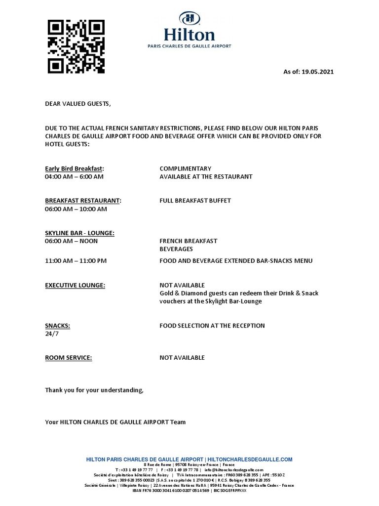 Menu Hilton | PDF | Salad | Foods