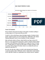 Bar Chart Writing Tasks: Task 1:: Verson 1 (15 Minutes)