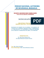 Universidad Nacional Autónoma de Nicaragua, Managua: Monografía
