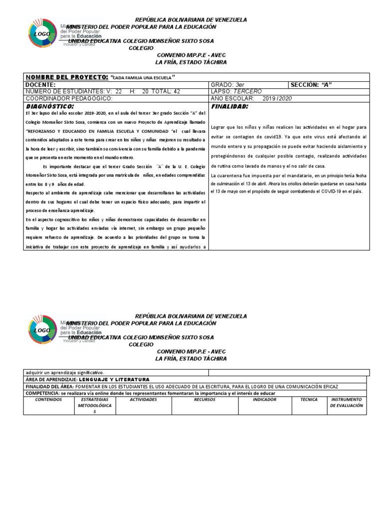 Actividades de Lengua para Tercer Grado | PDF | Aprendizaje | Comunicación