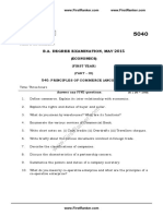 Annamalai University - Ba - Principles of Comm Erce (Ancillary 5040 FR