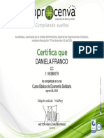 Básico Economía Solidaria - Certificado