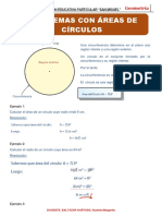 Problemas de Áreas Circulares