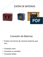 CONEXIÓN DE BATERIAS