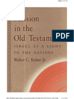 Mission in The Old Testament