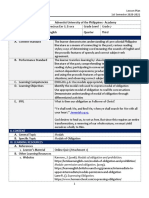 Lesson Plan Skimmings