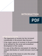 Basic of Income tax (1st chapter)