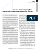 Geotechnical Performance of A Novel Gravity Base - Hendrik Sturm