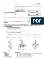 Ficha Formativa 1 _ DNA e síntese proteica