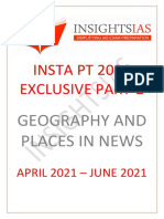 INSTA PT 2021 Exclusive Part 2 Geography and Places in News
