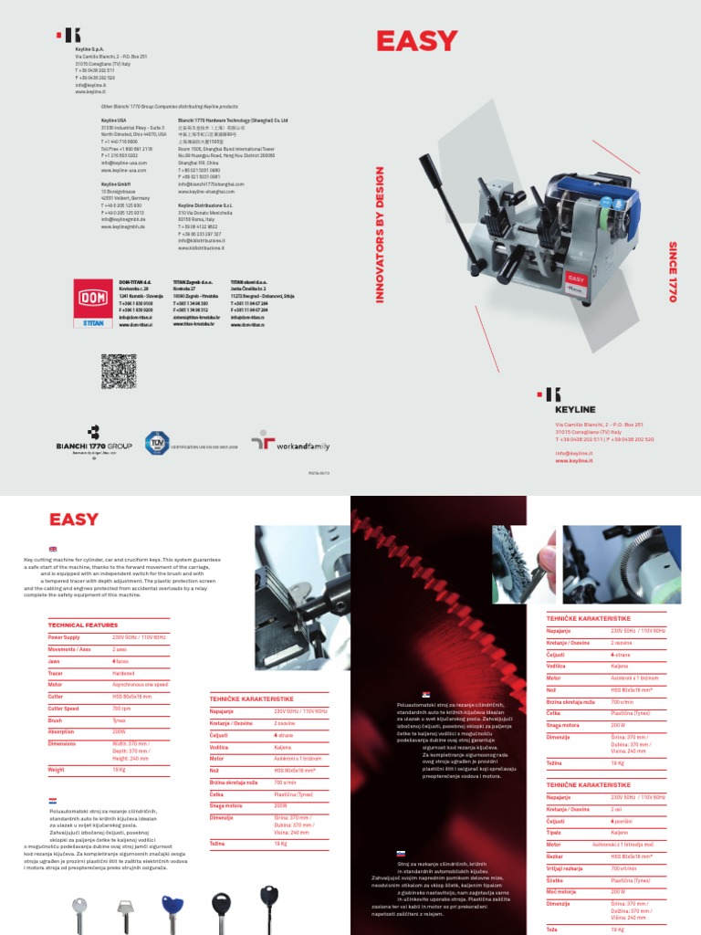Keyline S.p.A.: Other Bianchi 1770 Group Companies Distributing Keyline ...