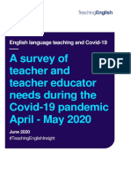 Covid19 Teacher Teacher Educator Survey
