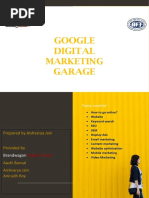 Google Digital Garage Summary