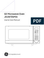 GE JEI2870SPSS Microwave Manual
