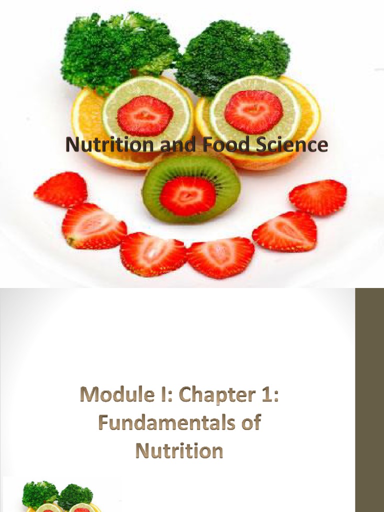 Fundamentals of Nutrition PDF Nutrients Calorie