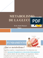 Metabolismo de La Glucosa
