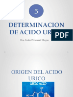 Unidad 5.determinacion de Acido Urico