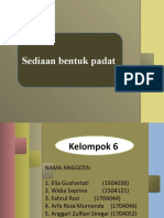 Sediaan Bentuk Padat