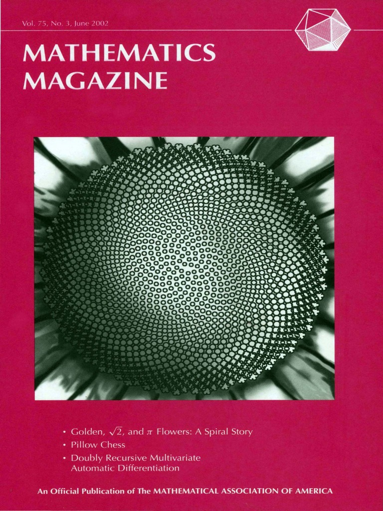 Mathematics Magazine Vol. 75, No. 3, June 2002 | PDF | Ratio | Numbers