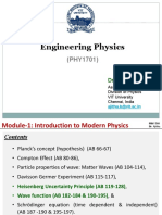 Class 5 - Heisenbergs Uncertainty and Wave Function - DR - Ajitha - PHY1701