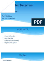 Rhythm Detection: Guide - Dr. Partha Pratim Das