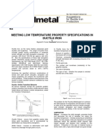 Meeting Low Temperature Property Specifications in Ductile Iron