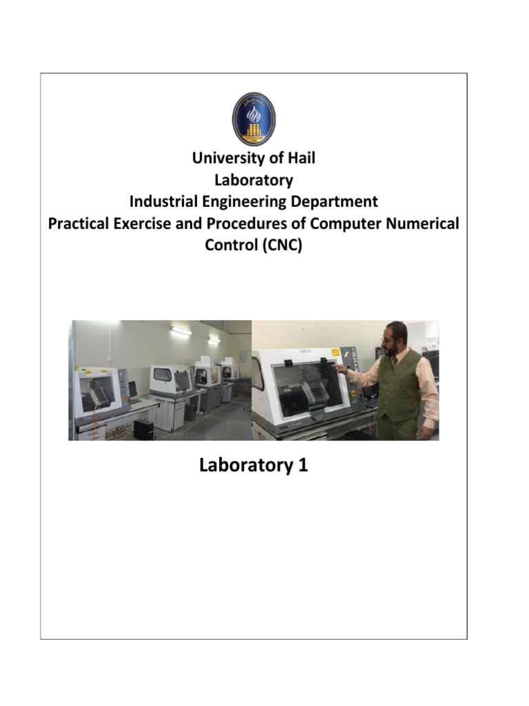 Lab 1 Computer Numerical Control (CNC) | PDF | Numerical Control ...