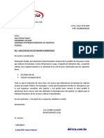 Carta Solicitud Uso de Envases Comerciales