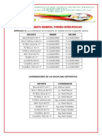 Reglamento General Torneo Inter-roscas Deportivas Uis 2016
