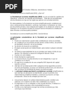 Responsabilidades tributarias de una S.A.S. | PDF | Impuestos | Empresas