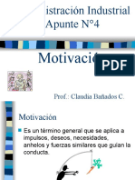 Apunte n)4,Teorias Motivacionales