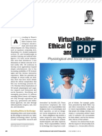Virtual Reality Ethical Challenges and Dangers Opinion