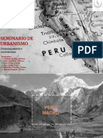 Seminario de urbanismo sobre dinámicas urbanas e interrelaciones en Cajamarca, Perú