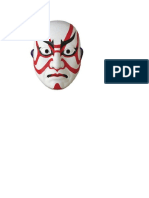 Activadad Dibujo Tecnico N°4 Mascara Kabuki Japonesa