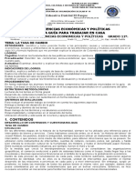 GUIA DE TRABAJO DE CIENCIAS ECONÓMICAS PARA TRABAJAR EN CASA- TASA DE CAMBIO-EL PARQUE 2020