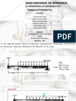 Trabajo Autonomo N°2 (Resistencia de Materiales)