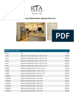 Maddox Lace White Kitchen Cabinets Price List: Single Door Wall Cabinets